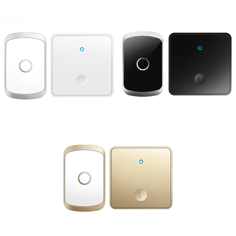 CACAZI FA50 1 For 1 Push-button Self-generating Wireless Doorbell CACAZI FA50 1 For 1 Push-button Self-generating Wireless Doorbell
